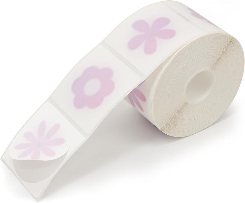 Floral Elegance Thermal Labels – Add a Touch of Nature to Your Prints